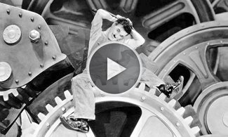Tiempos modernos, de Charles Chaplin (EE.UU, 1936)